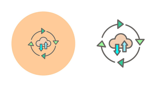 Continuous Deployment Vector Icon