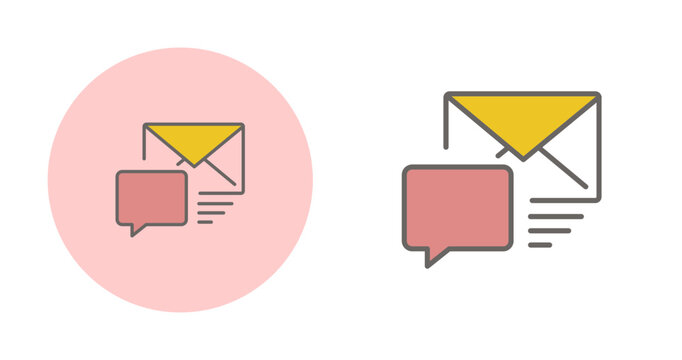 Messaging Services Vector Icon
