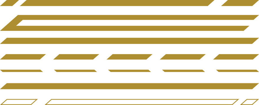 Racing car stripe collection vector illustration featuring sporty decal lines dynamic vinyl graphics automotive side accents and custom vehicle wrap design elements set