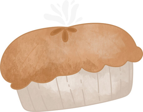 Pumpkin Pie Illustration