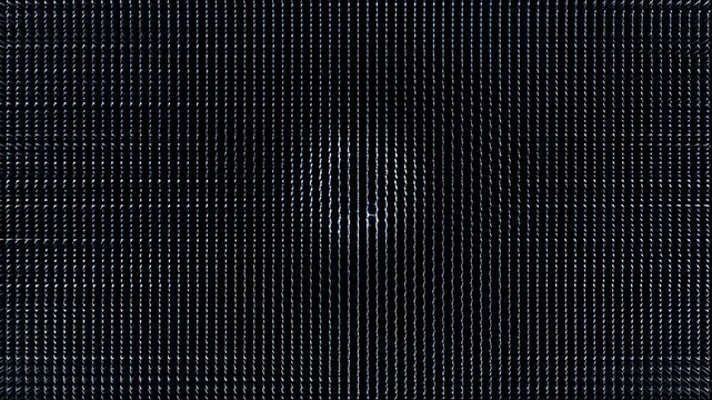 Dynamic digital waves: abstract patterns emerge and flow in generative art sequence