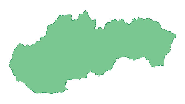 Slovakia outline green
