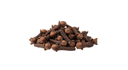 Obraz premium A pile of dried whole cloves, a fragrant spice used in cooking and baking