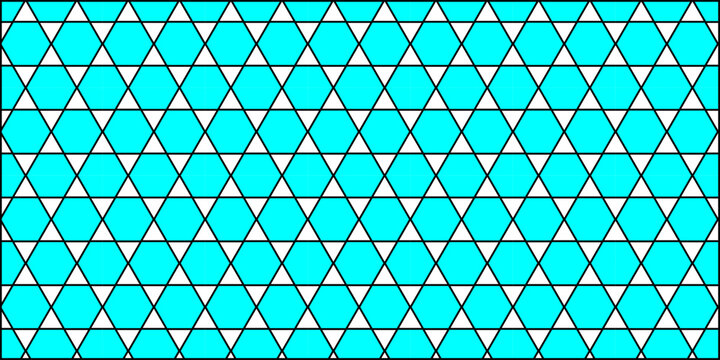 Abstract turquoise and white triangular tessellation lattice pattern background, modern geometric grid design, minimalist decorative wallpaper texture illustration