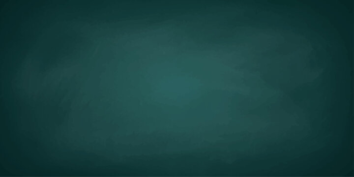 Vintage green chalkboard textured background with empty grunge surface