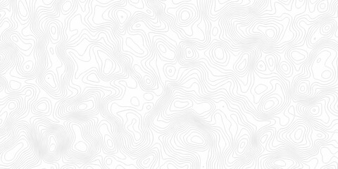 abstract white grid topography map hiking spiral texture. vector geographic contour mounted map wireframe background. © MST