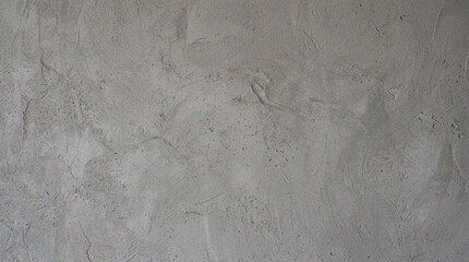 Textured Grey Concrete Wall Surface Closeup. © mamun