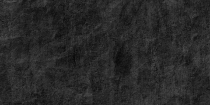 Dark blackboard and chalkboard studio rough grunge wall texture background. natural urban black limestone Wall Stucco Texture rustic smooth plaster design.
