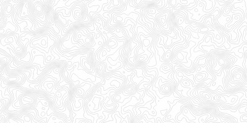 abstract white grid topography map hiking spiral texture. vector geographic contour mounted map wireframe background. © MST