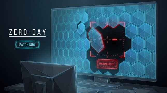 Computer monitor cyber security threat network infrastructure