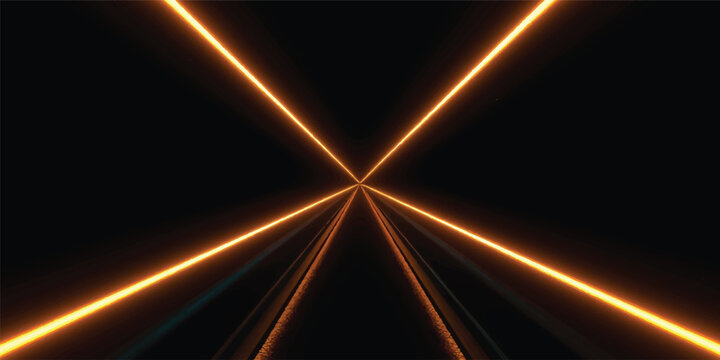 Traffic light trails on highway at night glowing motion light streaks abstract colorful energy background wallpaper