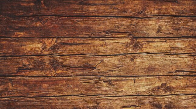 Close-up view of rustic wooden planks with natural texture and grain.