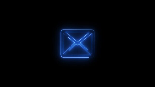 Blue glowing digital grid cube animation loop seamless background, blue glowing cube, digital grid animation
