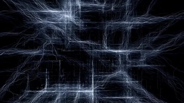 Dynamic neural network patterns: pulsating digital connectivity in motion