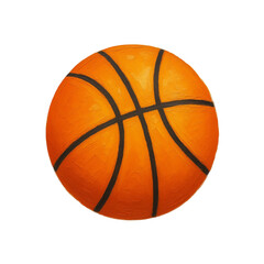Fototapeta premium basketball isolated on white background
