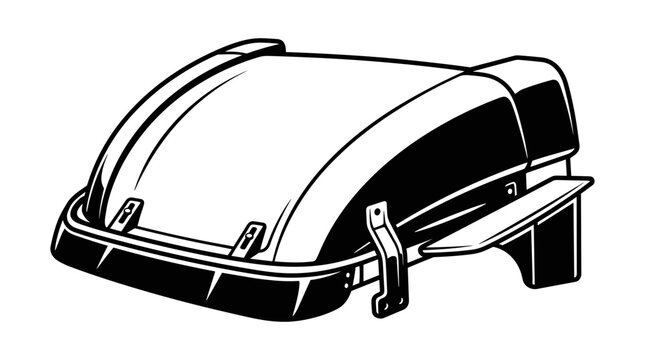 Car roof storage cargo box.