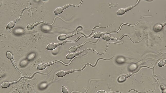 Cellular life commence: sperm navigation, fertilization process, embryo development, human reproduction, internal system, biological journey, genesis concept, microscopic view.