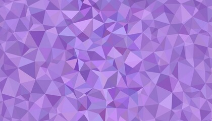 Fototapeta premium A vibrant purple polygonal mosaic background with a kaleidoscope of geometric shapes