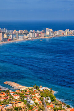 Spain. Benidorm Beach Resort. Travel and tourism in the paradise Spanish cities. Summer beach vacation