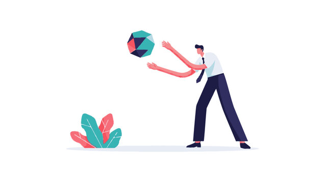 man in white shirt throwing a ball