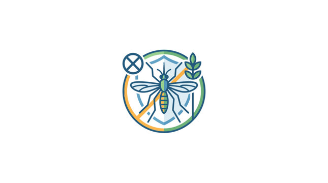 Mosquito Repellent Shield Icon Vector