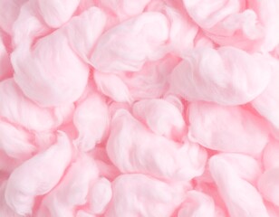 Fototapeta premium Close-up view of fluffy pink cotton candy