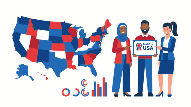Diverse Americans Celebrate 'Made In The USA' Election Results