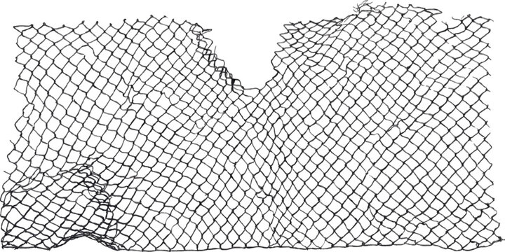 Seamless vector illustration of barbed wire fence pattern with metal wire mesh texture and steel grid design background