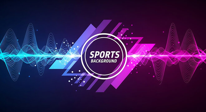 Abstract sports background with digital sound wave equalizer background equalizer abstract technology vibration template frequency