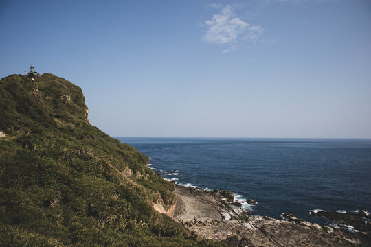 Wave cut rock platform at Bitou Cape