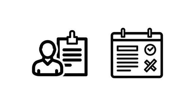 Equalized odds and parity check outline icons for algorithmic fairness with equalized algorithm fairness analytics business statistics evaluation software computing validation