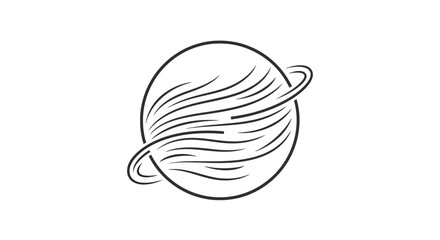 Saturn planet with ring system. © Wuri