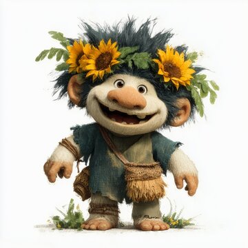 Sunny Sunflower Troll
