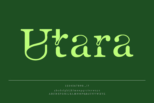 Bold Nordic display serif font with geometric rune details, ideal for winter adventure branding and outdoor sports logos.