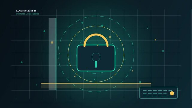Credit Transaction Risk Analysis Monitor 4K Banking Security Loop