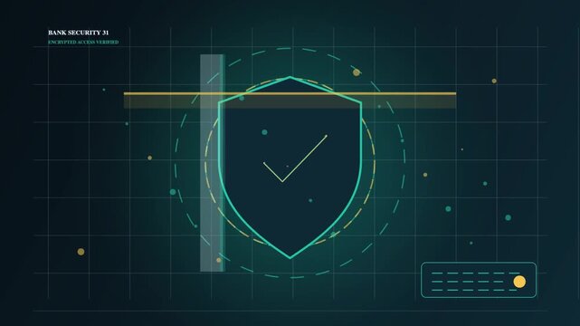 Secure Loan Document Verification 4K Banking Security Loop