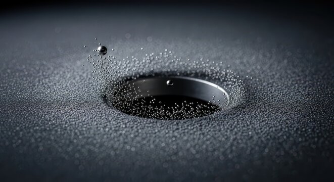 Magnetic Metal Particles Orbiting in a Dynamic Field with a Central Vortex