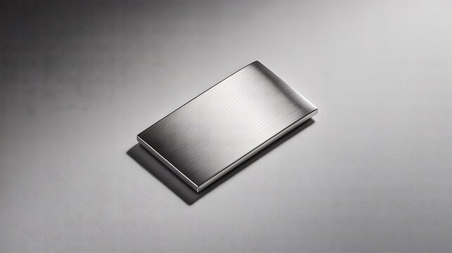 Modern solid state drive SSD storage device isolated on gray background