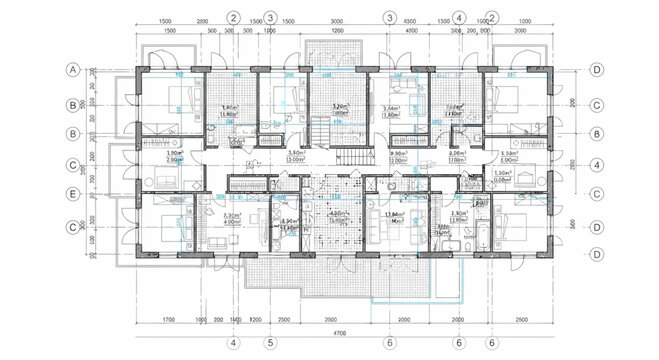 Detailed architectural floor plan with measurements and annotations