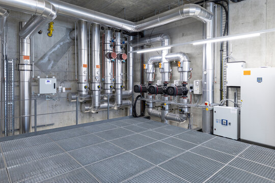heizzentrale energie rohrleitung heizung
