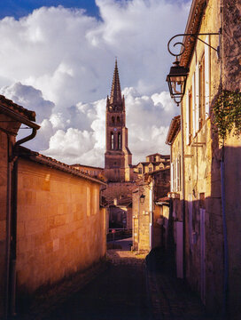 Bell Tower in the Clouds