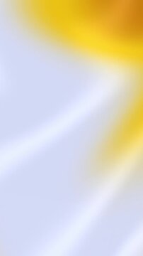 Yellow Lilac White Silk Gradient Motion Background, Smooth Flowing Liquid Silk Animation Seamless Loop, 4K