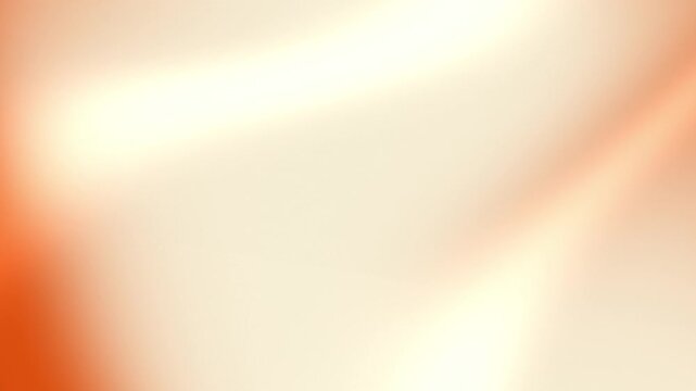 Orange Cream White Silk Gradient Motion Background, Smooth Flowing Liquid Silk Animation Seamless Loop, 4K