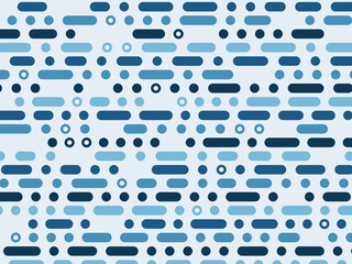 Dot Dash Rows Pattern Minimal Abstract Background © iushakovsky