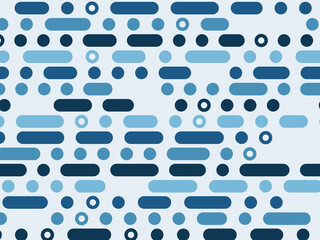 Morse Code Style Pattern Geometric Modern Design © iushakovsky