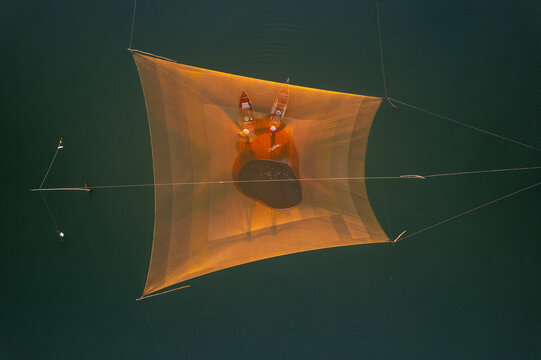 Fishing Net From Above