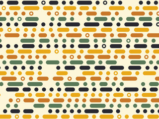 Dot Dash Rows Pattern Minimal Abstract Background © iushakovsky