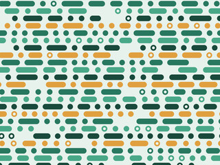 Dot Dash Rows Pattern Minimal Abstract Background © iushakovsky