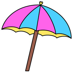 Beach umbrella © JoonnieJ