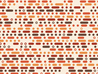 Morse Code Style Pattern Geometric Modern Design © iushakovsky